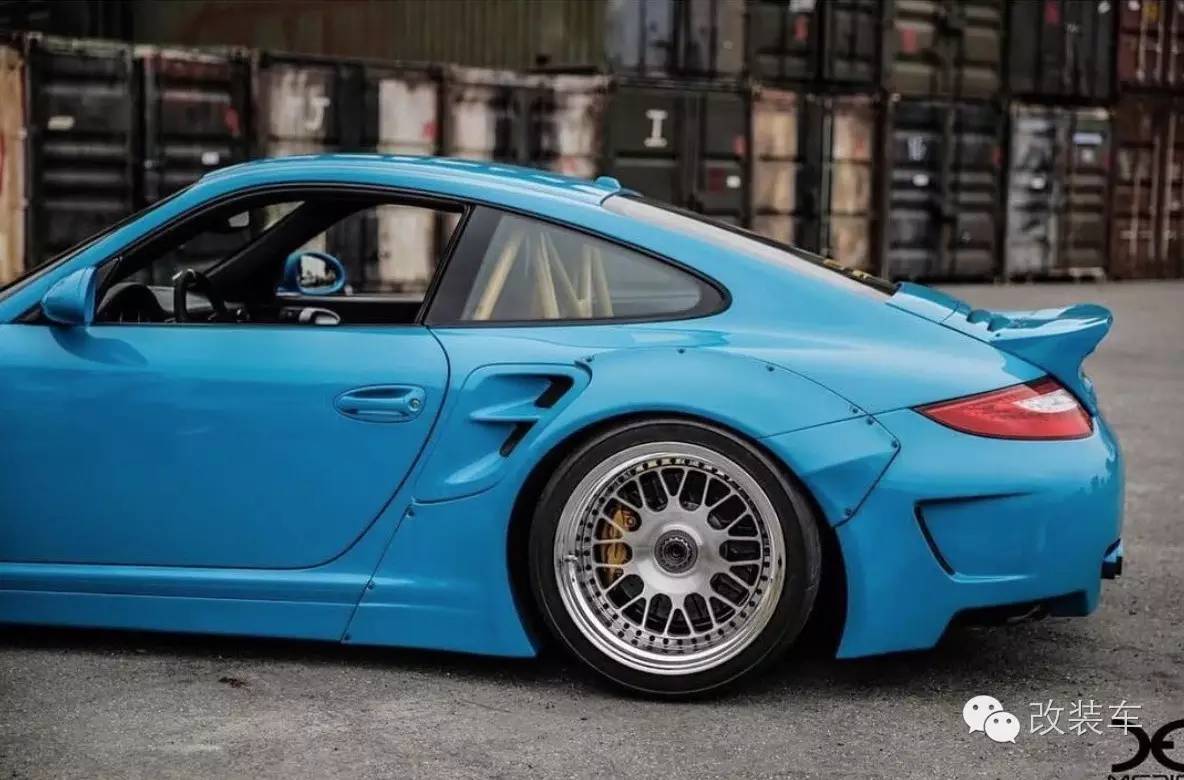 蓝色控的最爱 保时捷911宽体改装案例