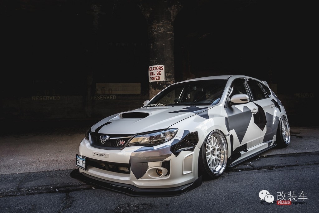 一只来自日本的雪豹 斯巴鲁STI改装案例
