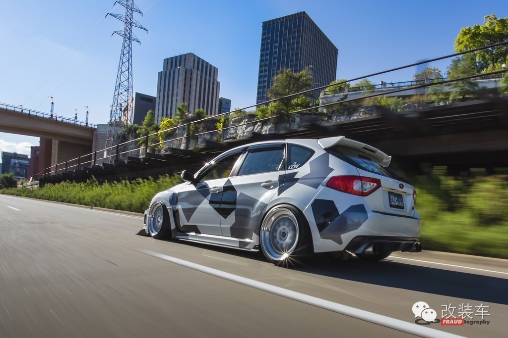 一只来自日本的雪豹 斯巴鲁STI改装案例