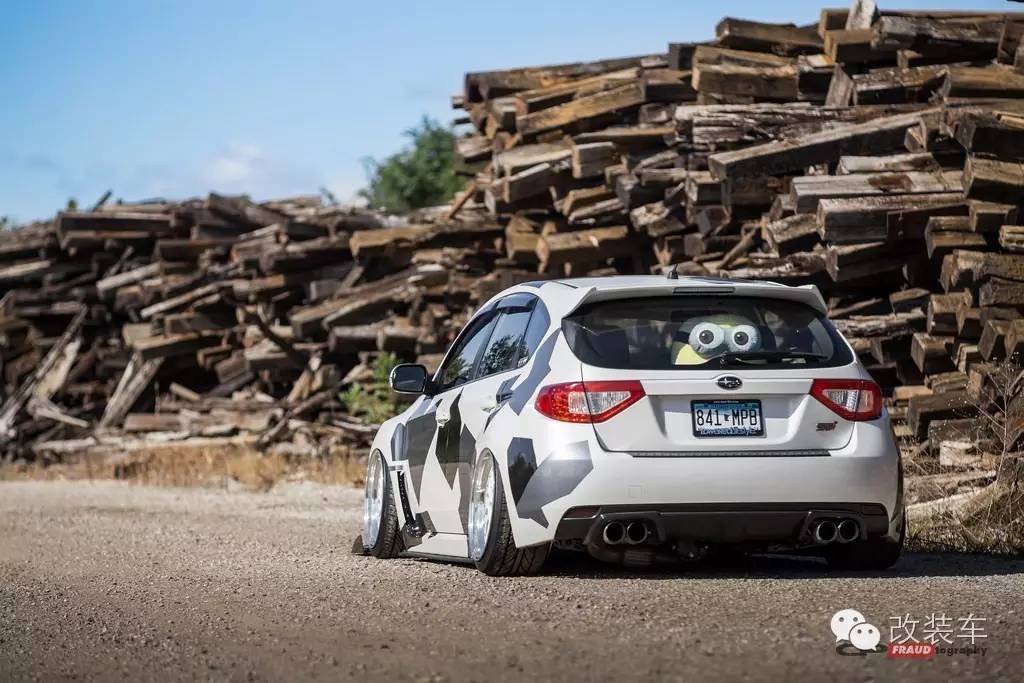 一只来自日本的雪豹 斯巴鲁STI改装案例