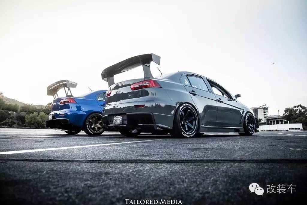 山路活捉两部EVO 其中一个还是独眼龙