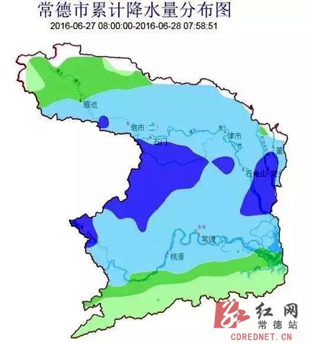 常德澧水流域迎2010年来最大洪水石门站超警戒水位