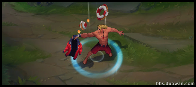 lol泳池派对塔里克特效预览 lol泳池派对宝石皮肤多少钱