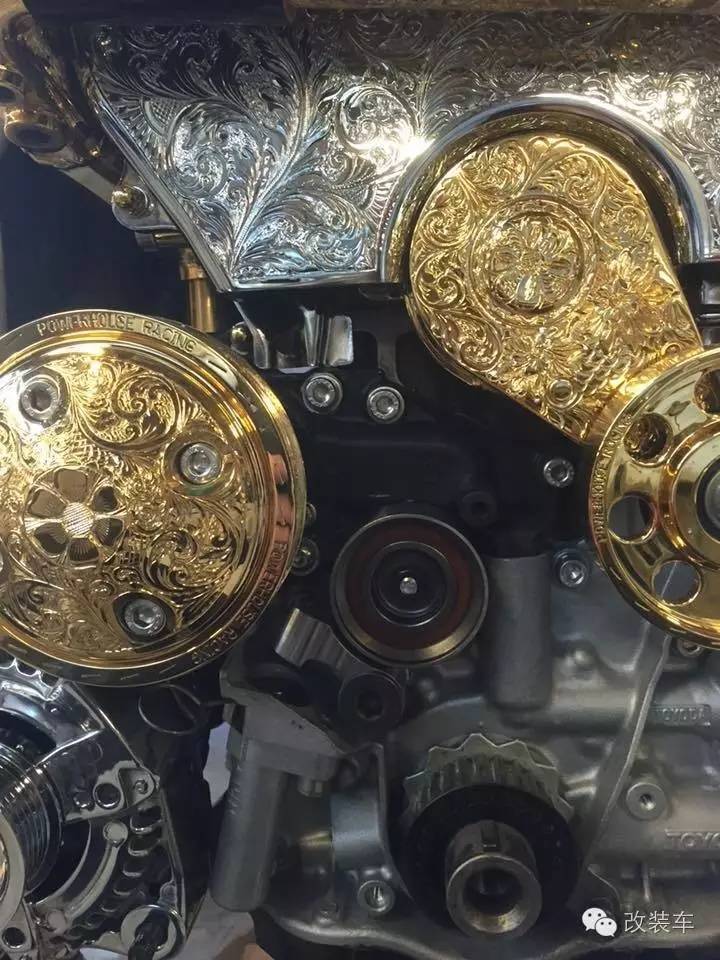 超级土豪用24K黄金改装2JZ发动机
