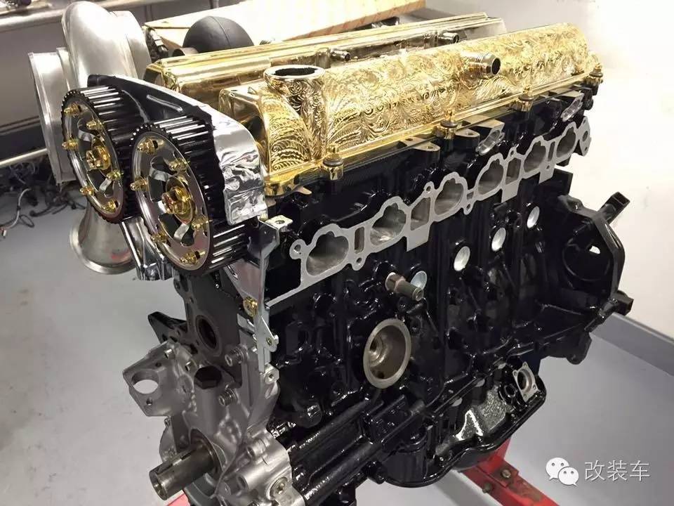超级土豪用24K黄金改装2JZ发动机