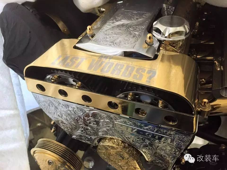 超级土豪用24K黄金改装2JZ发动机