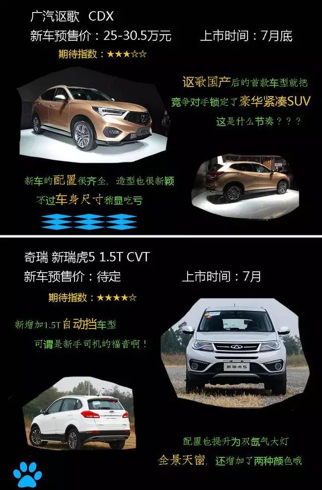 后悔车买早了吧？7月上市新车提前曝光啦
