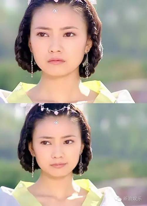 本来就是长相很小巧的形象,所以配上上挑的柳叶眉,就已经事半功倍了.