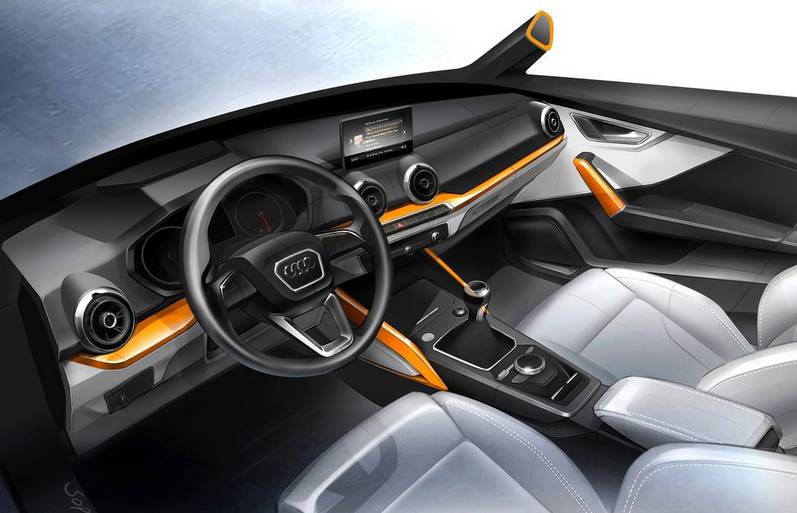 小型SUV新力量 奥迪发布Q2官图