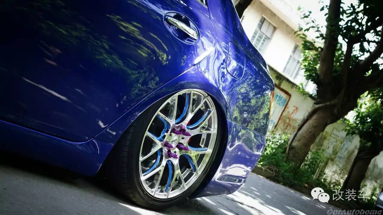 蓝色姿态控 丰田姥姥锐改装案例