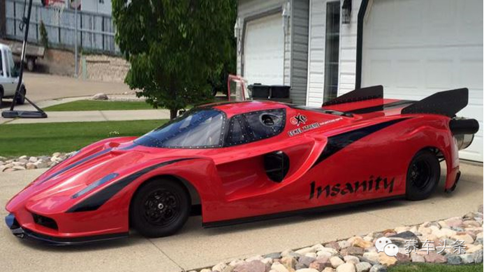 国外牛人把优雅的法拉利恩佐改得如此变态