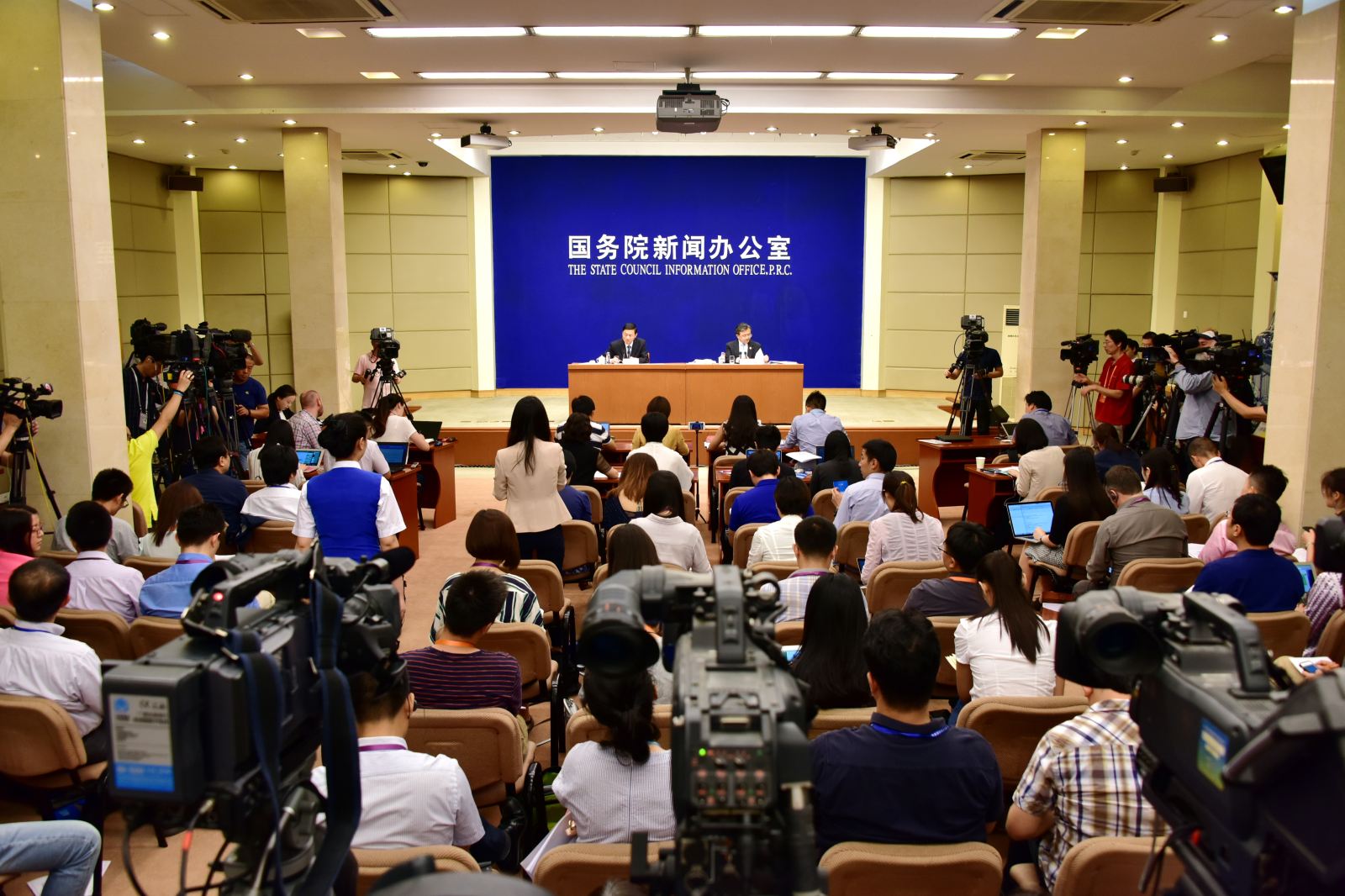 新闻发布会现场.摄影/章轲