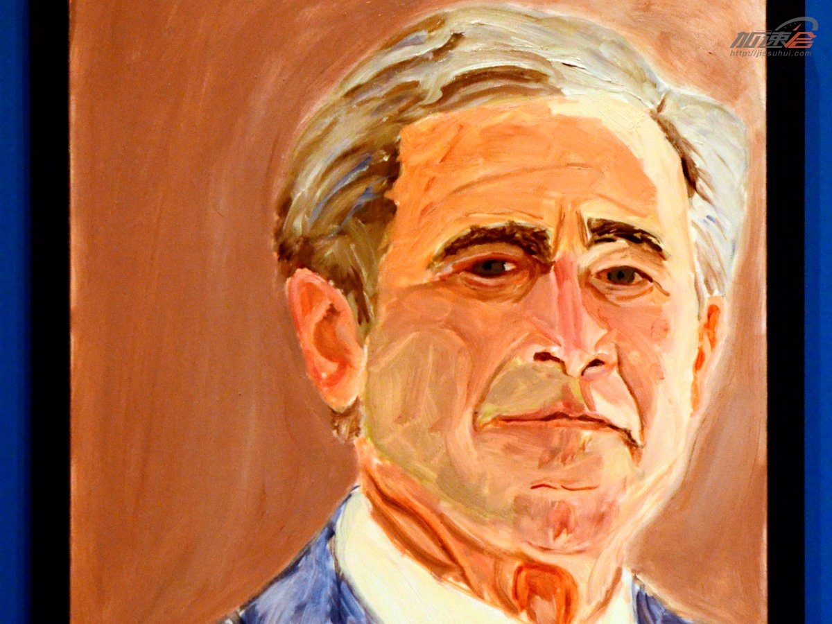 美国总统george w. bush的自画像