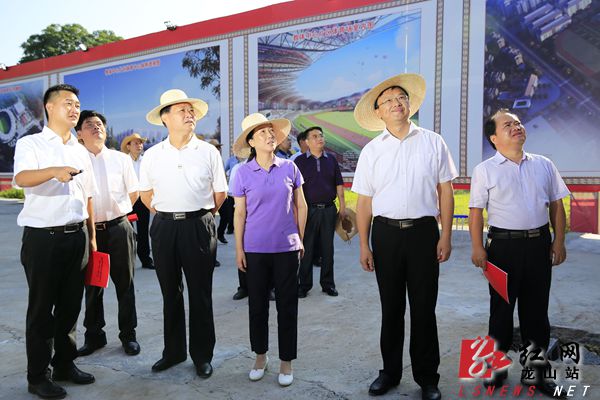 叶红专一行调研龙山县经济社会发展情况