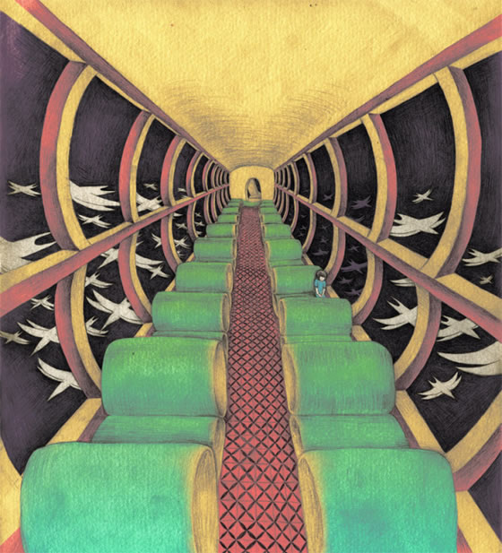 梦的收集:另类超现实主义后现代儿童风插画