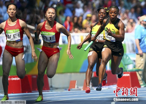 4x100接力赛中国无缘决赛