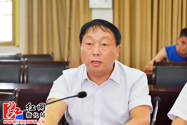 新化县委副书记,县长候选人左志锋讲话.