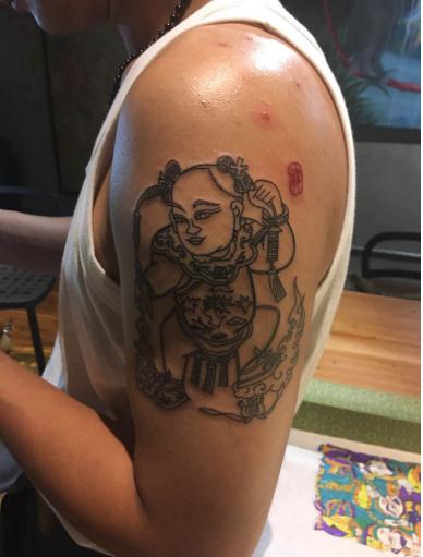 传统艺术(朱仙镇木版年画)与现代时尚的碰撞_fina|艺术|纹身|年画