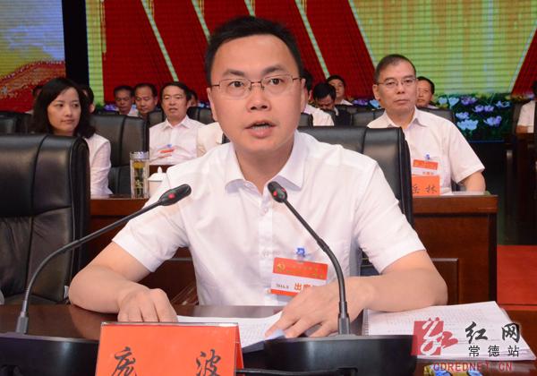 湖南省桃源县委书记汤祚国作报告湖南省常德市委副书记徐正宪发表讲话