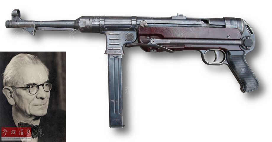 之父-德国著名轻武器设计师海因里希·沃尔默,他的作品还包括mg34机枪