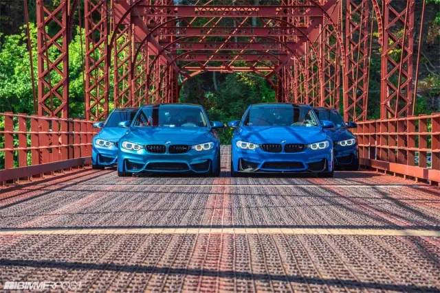 宝马M3四兄弟 哪一抹蓝才是你的最爱？