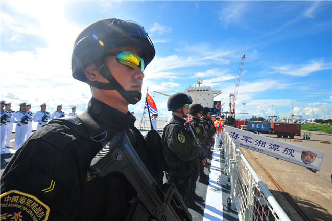 海军第二十三批护航编队访问缅甸