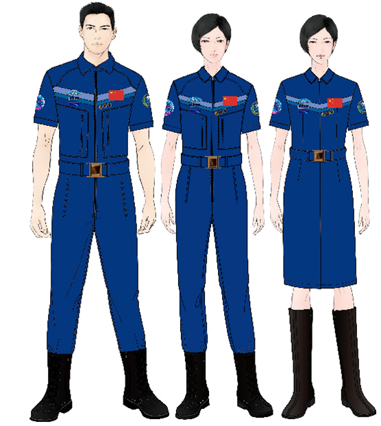 我国新款航天员服装首次亮相