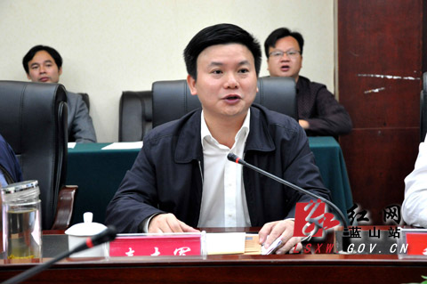 蒋善生来蓝山县指导毛俊水库开工建设工作