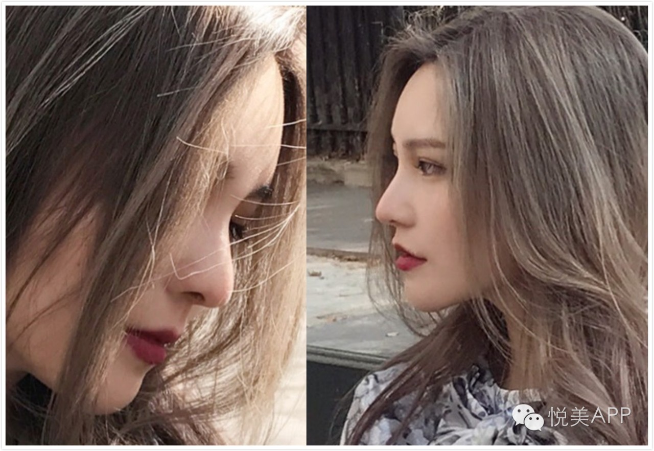 正面也不是韩国流行的那种翘鼻子,是日本系不会露出鼻孔的水滴鼻.