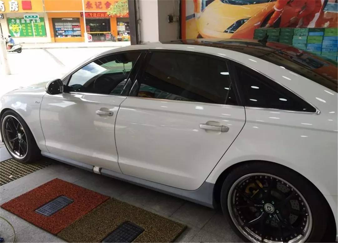 花50万改装奥迪A6L 大哥RS6看到后怂了