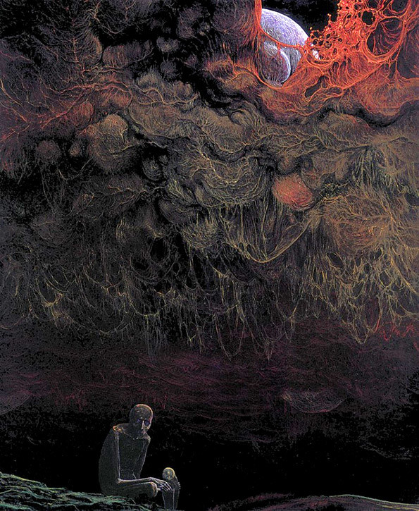 手绘丨胆小慎入他的画绝对让你相信有人去过地狱