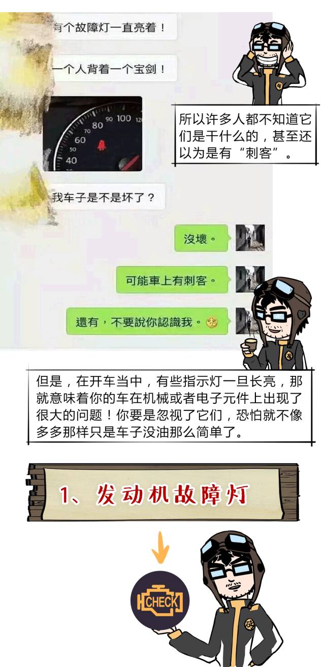 仪表上这几个报警灯不认识，会惹大麻烦！