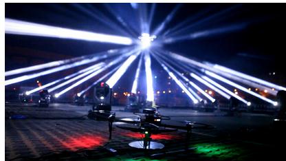 无人机灯光秀闪耀清华美院60周年夜 创意革新未来可期|无人机|灯光|清