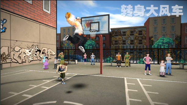 这动作给满分！ 民间高手还原《街篮》扣篮
