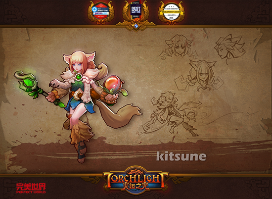 《火炬之光》移动版全新职业 飘逸远程灵狐曝光