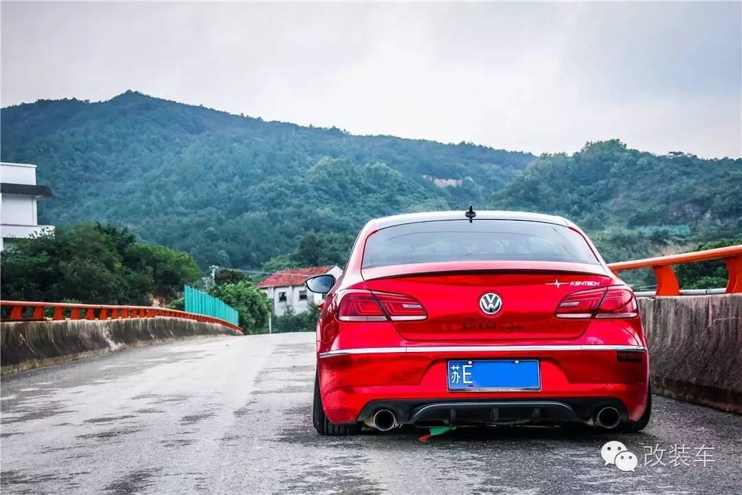 闪到眼睛的电镀红 大众新CC改装案例
