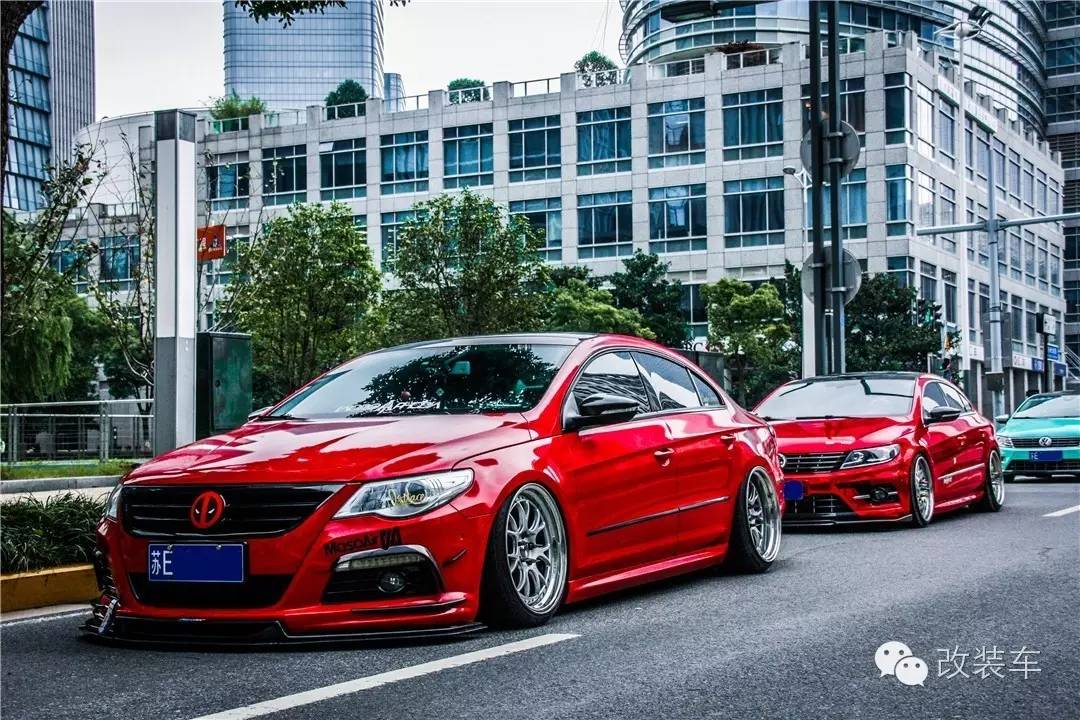 闪到眼睛的电镀红 大众新CC改装案例