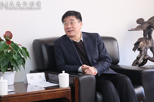 靳诺书记 刘伟校长会见邹刚校友一行