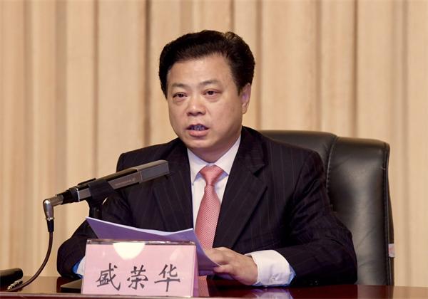 省委常委,岳阳市委书记盛荣华讲话.图片来源:岳阳日报