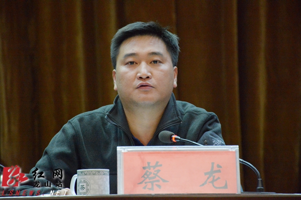 县委常委,常务副县长蔡龙讲话会议现场红网龙山县分站11月23日讯(分站