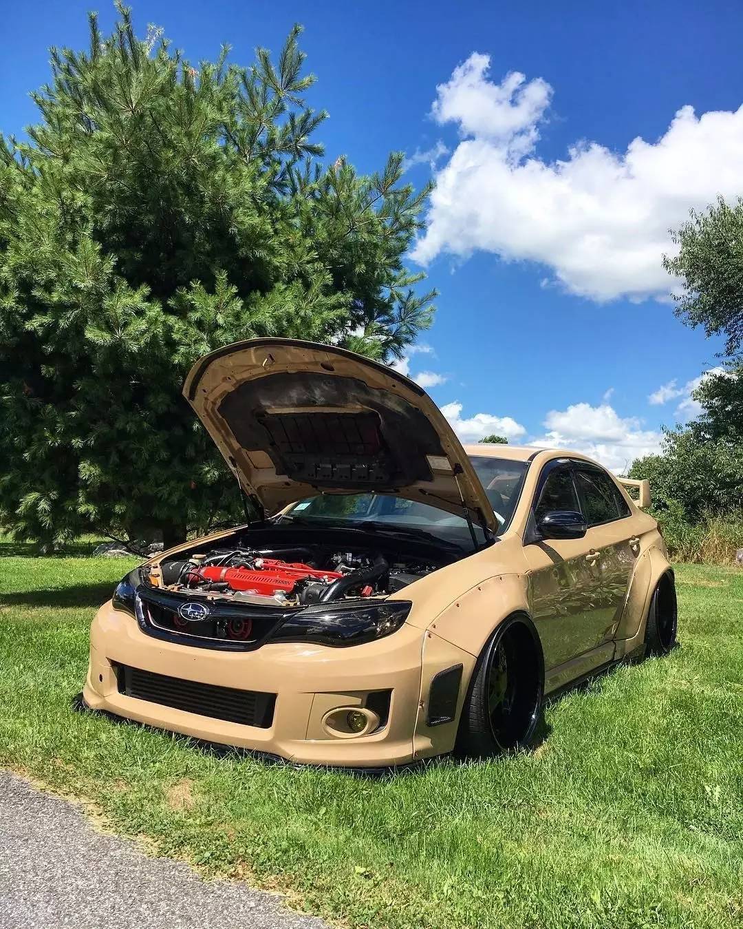 斯巴鲁WRX STI改装宽体造型