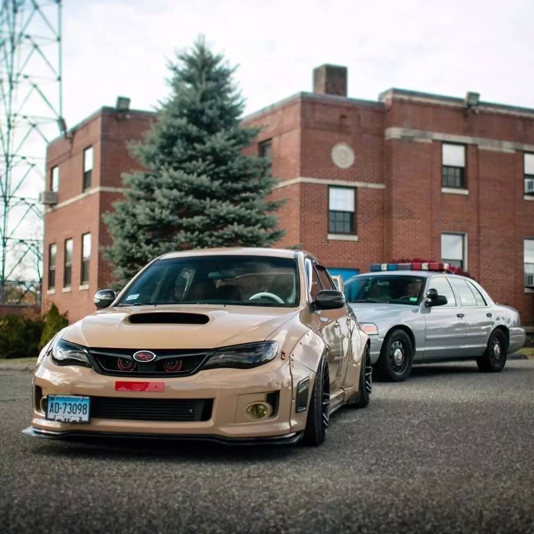 斯巴鲁WRX STI改装宽体造型