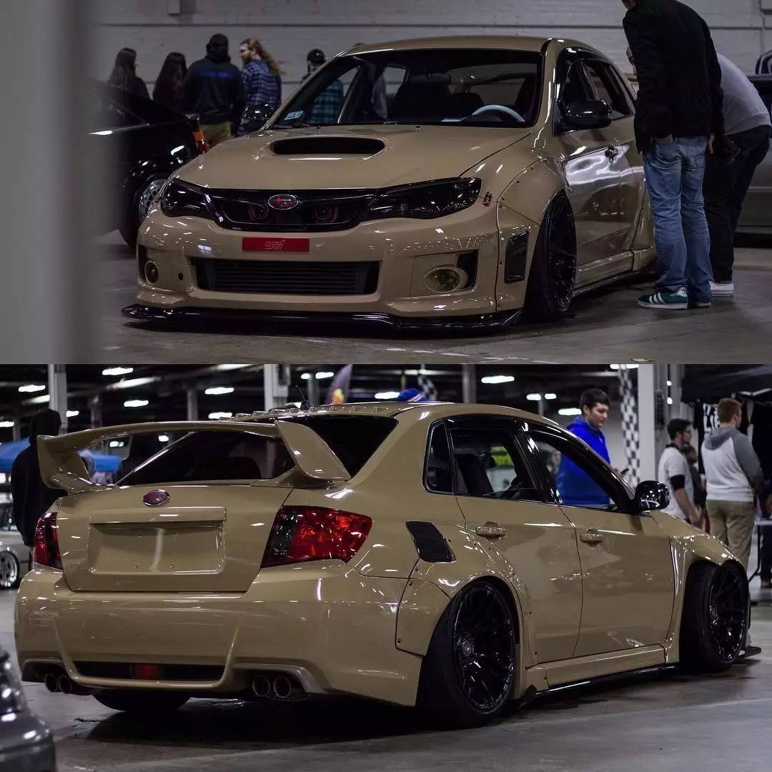 斯巴鲁WRX STI改装宽体造型