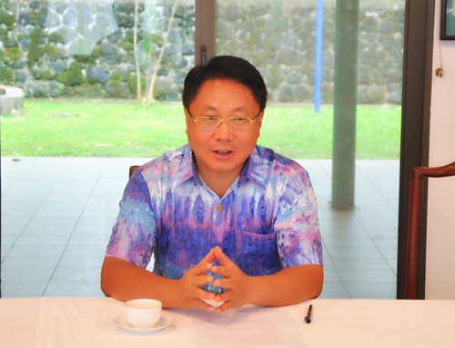 驻萨摩亚大使王雪峰在赴华培训的萨摩亚医护人员欢送会上的讲话