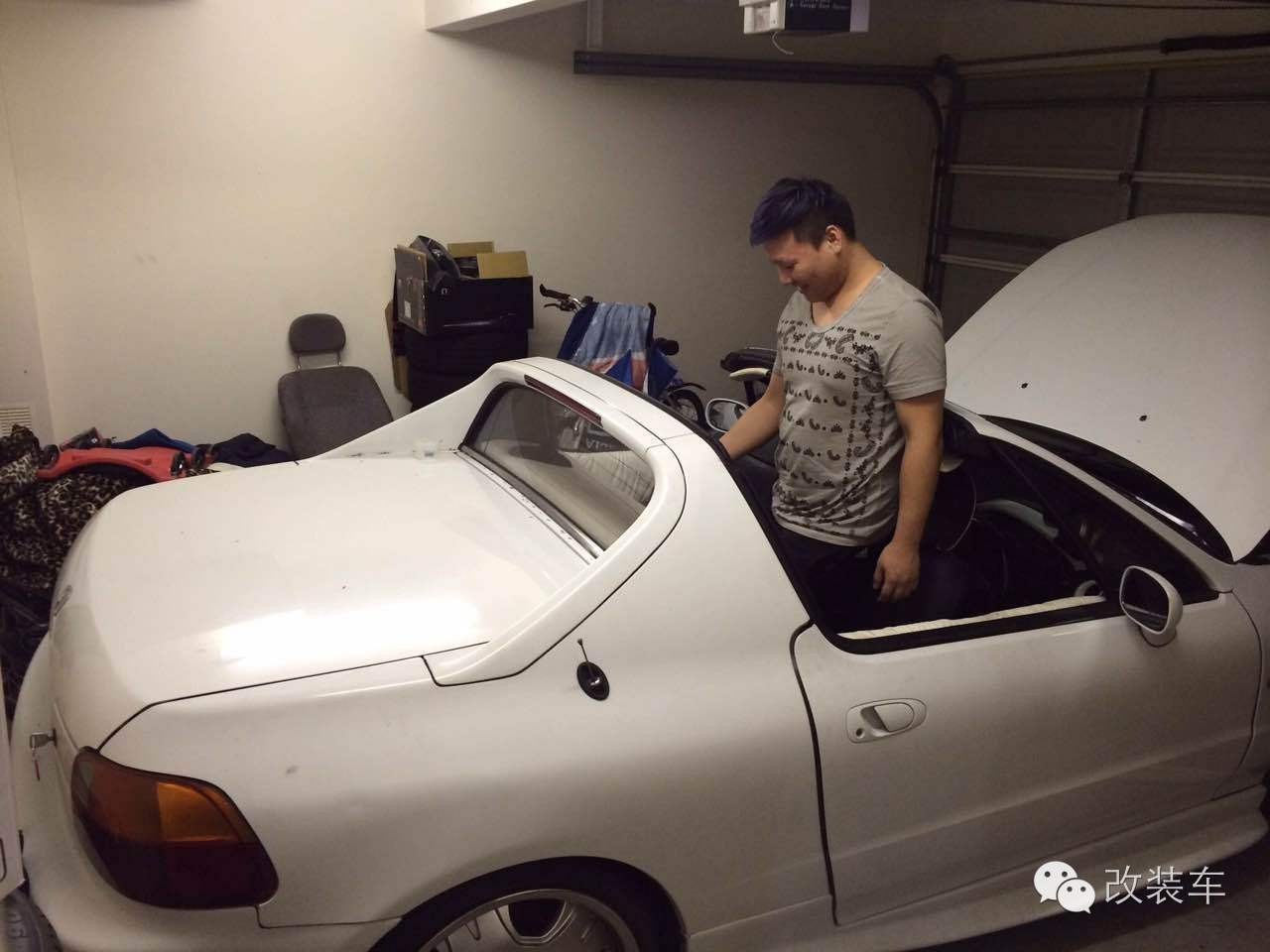 双门敞篷小跑车 本田CR-X DelSol改装案例