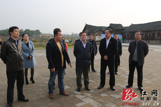 永州市委书记陈文浩来祁阳调研美丽乡村建设