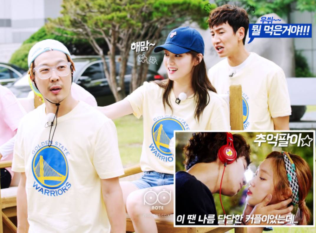 这之后两次《running man》,第一次参加的时候,刘在石还调侃:"这不是