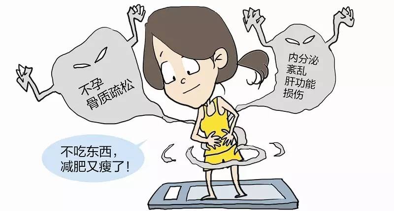 警示过度节食吃网购减肥产品她一个月瘦了18斤然后