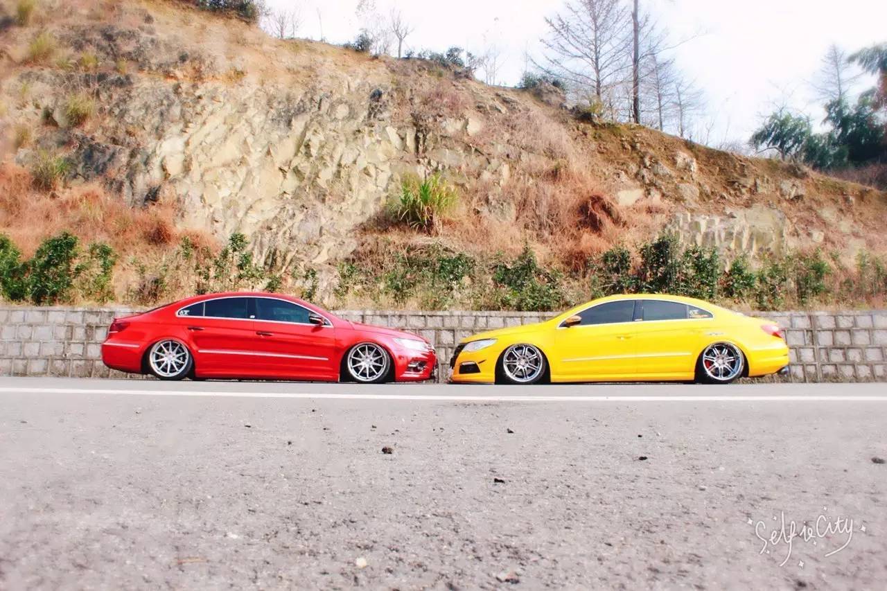 新老两代的姿态触碰 大众CC改装案例