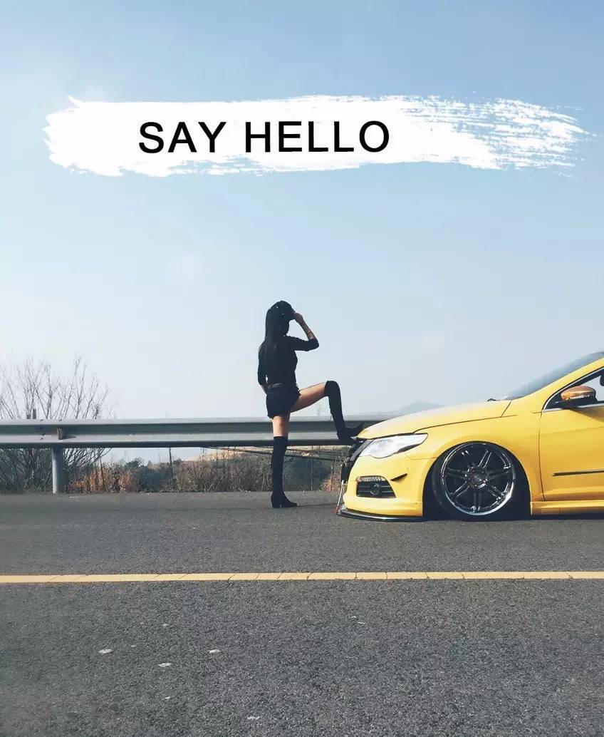 新老两代的姿态触碰 大众CC改装案例